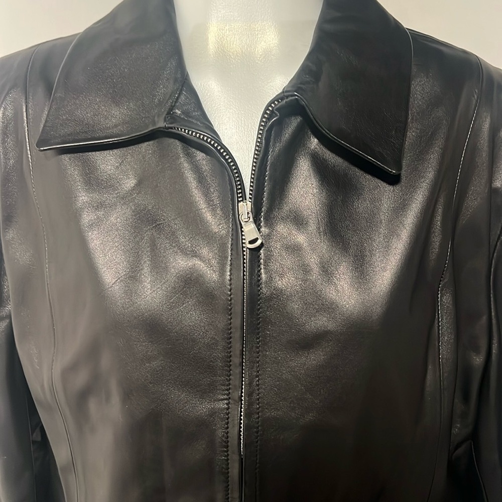 Sax Leather Factory, Florence Italy Women’s Black - Picture 9 of 12